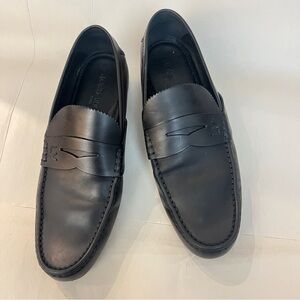 Louis Vuitton Men's Black Leather Loafers